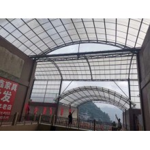 大跨度鋼架，網(wǎng)架采光頂棚用輕型防火阻燃陽光板耐力板聚碳酸酯板