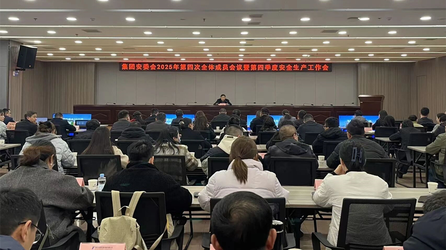 綿投集團召開安委會2025年第四次全體成員會議暨第四季度安全生產(chǎn)工作會